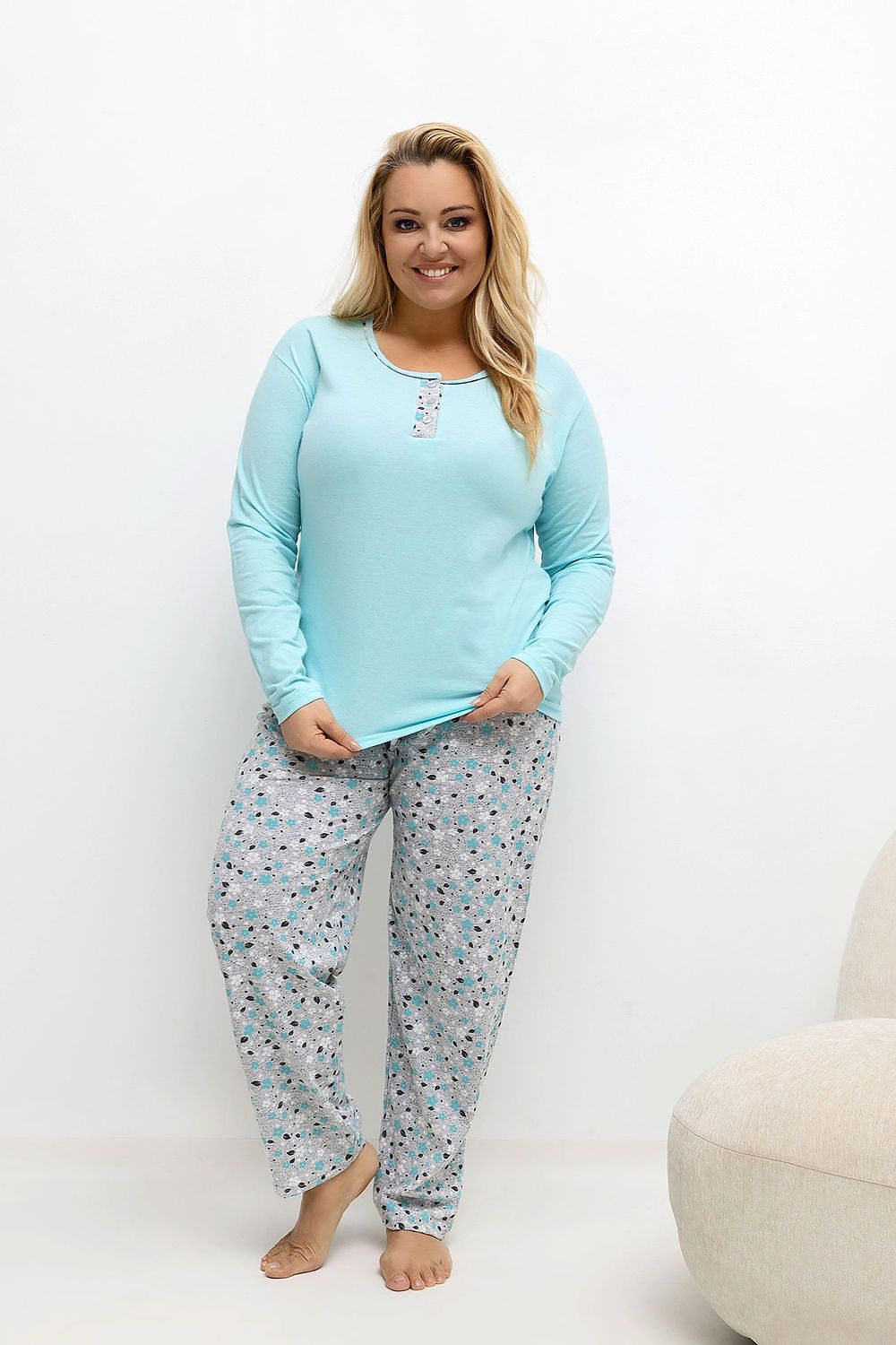  Pyjama Taille Plus model 221184 Forever Pink 
