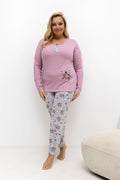  Pyjama Taille Plus model 221188 Forever Pink 