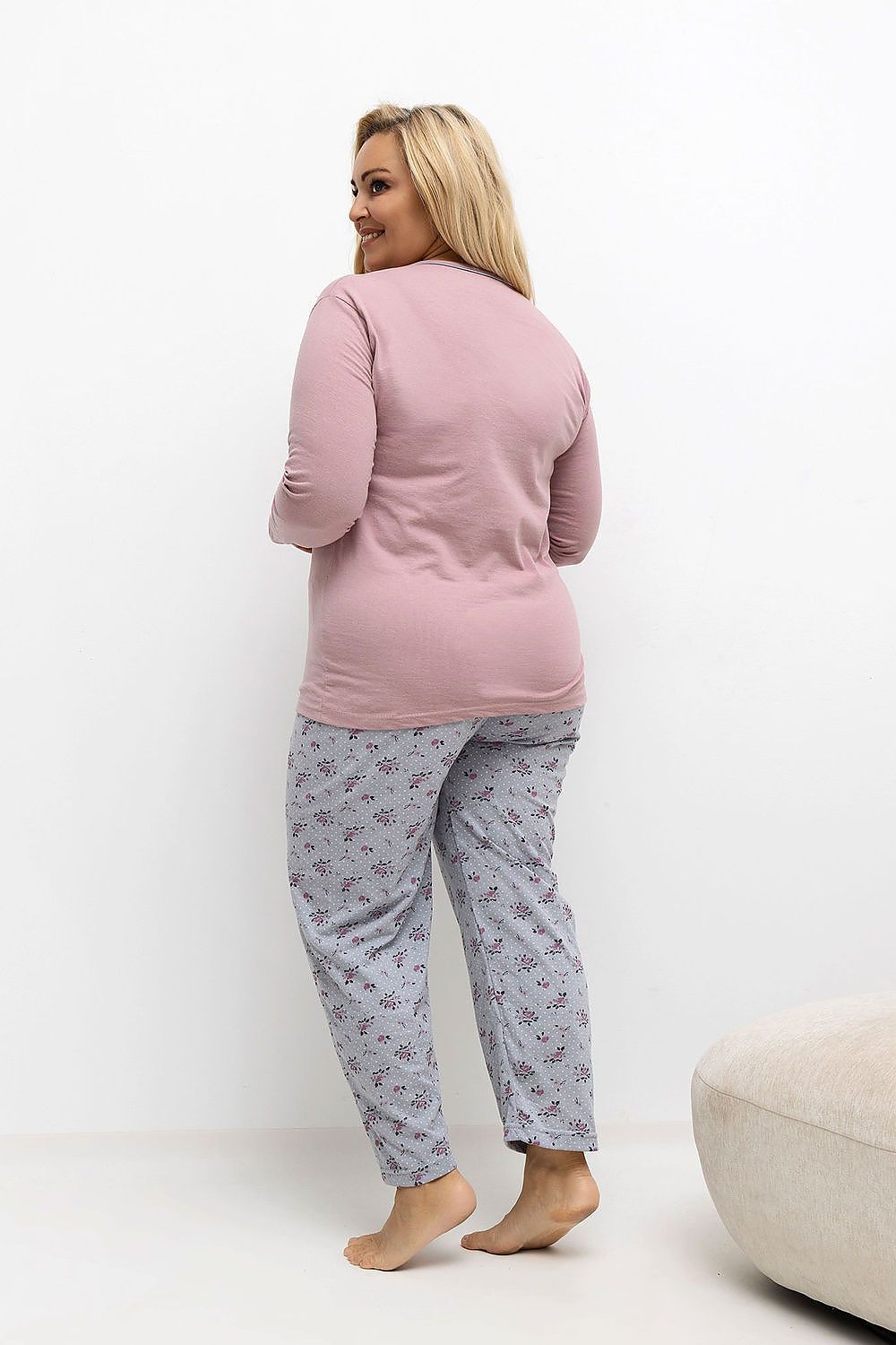  Pyjama Taille Plus model 221196 Forever Pink 