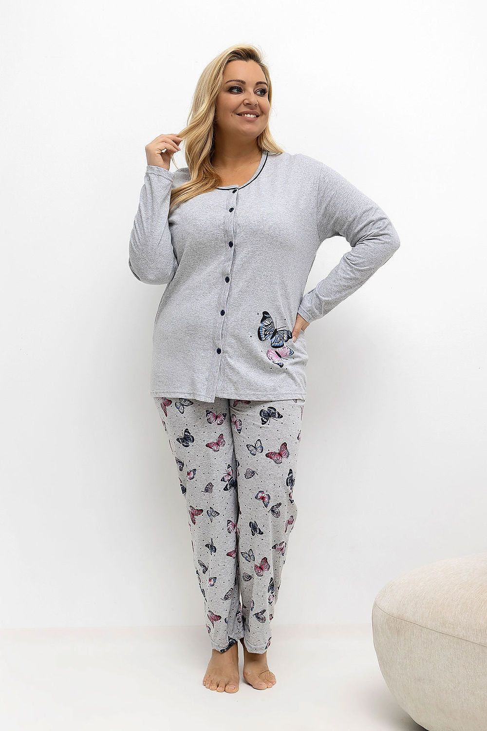 Pyjama Taille Plus model 221199 Forever Pink 