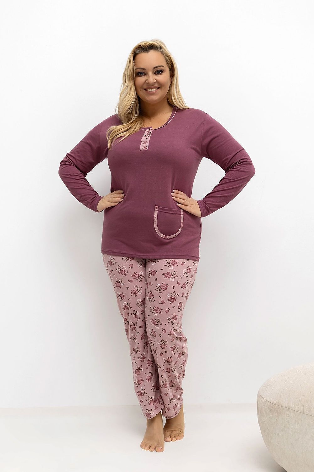  Pyjama Taille Plus model 221191 Forever Pink 