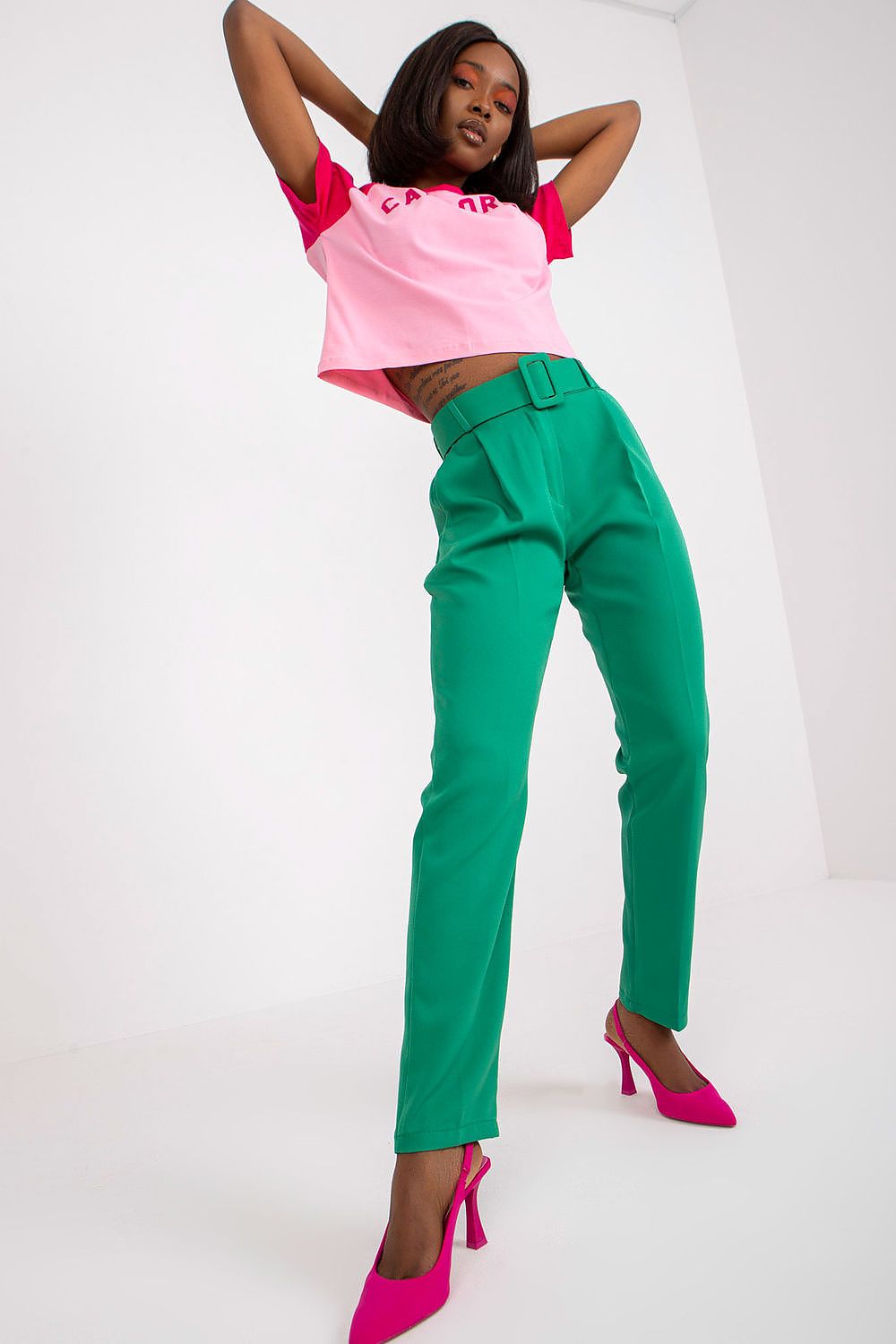  Pantalon femme model 166884 Italy Moda 