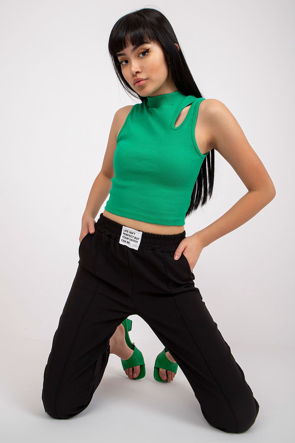  Pantalon femme model 167004 Italy Moda 