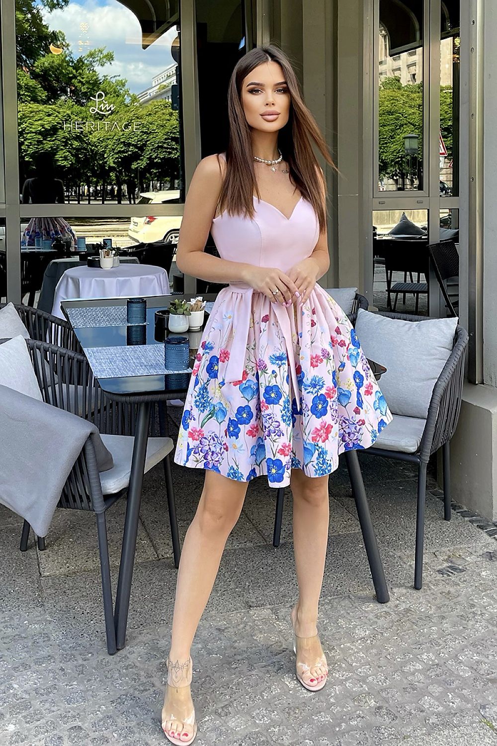  Robe de cocktail model 167550 Bicotone 